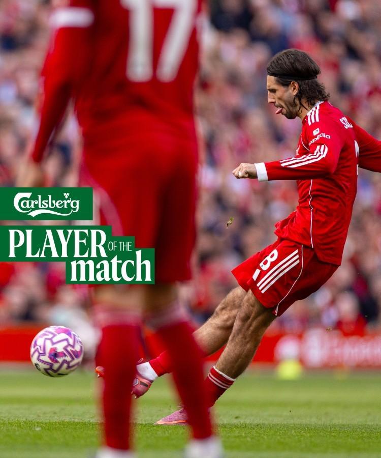 星空体育官方入口-连场当选，索博当选与阿森纳一役利物浦队内最佳球员